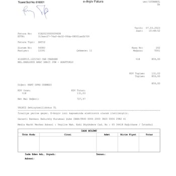 Media Markt Arızalı Ürün Stoklarda Yok Bahanesiyle Değiştirmeme