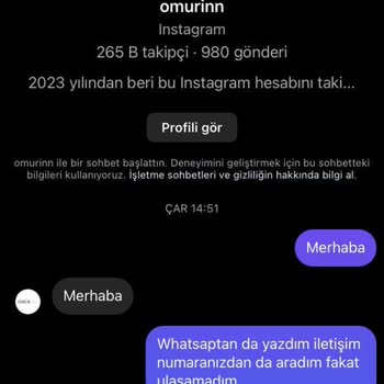 Ömür Inn Markanın Müşteriye Cevap Vermemesi