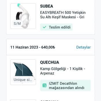 Decathlon Kargo Sorunu Ve Ürünün Teslim Edilmemesi