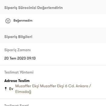 Şok Market Sipariş İptali İadesi Yapılmıyor