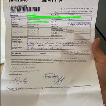 Samsung Çamaşır Makinesi Sıkma Yaparken Gelen Tambur Sesi