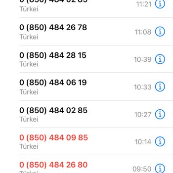 0850 484 07 22 0850 484 Li Numaralar