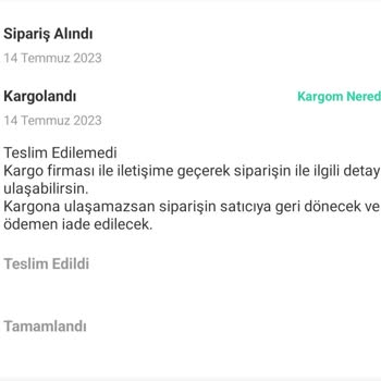 Sürat Kargo Tam Bir Haftadır Kargomu Getirmedi