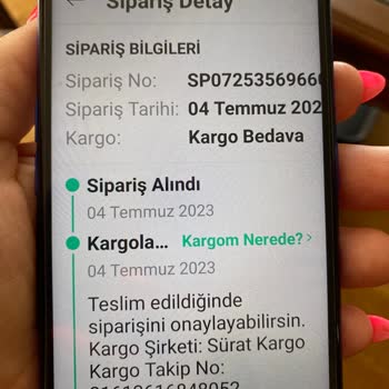 Sürat Kargo'dan Gelemeyen Paketim