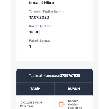 Sürat Kargo Kargom Hala Gelmedi