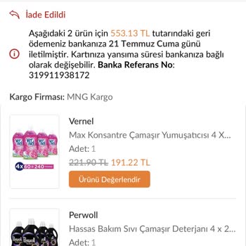 Trendyol, Henkel, MNG Kargo İle İlgili Sipariş İptalleri