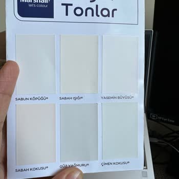 Marshall Boya Yasemin Büyüsü Kartela İle Mevcut Renk Farklı