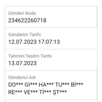 Sendeo Ulaşmayan Sipariş, İlgisizlik, Kargo Şirketi