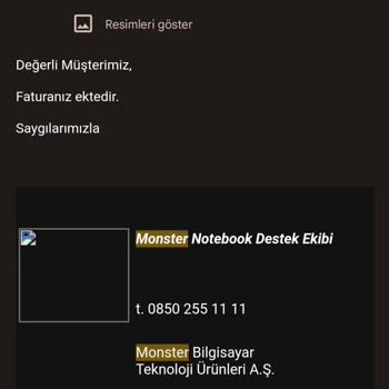 Monster Notebook Bitmek Bilmeyen İade Süreci