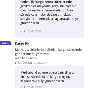 N11 Güvensizliği, İlgisizliği, Siparişlerin Gönderilmemesi
