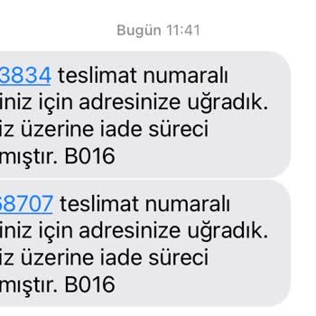 Trendyol Ekspress İadeye Yolladı