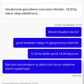 Queencasino Her Seferinde Çekimi İptal Ediyor