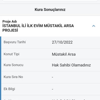 TOKİ Arsa Para İadesi