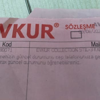 Evkur'dan Aldığım Ürünüm Nerede?