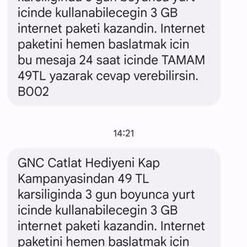 GNC Turkcell Reklam Yanıltması