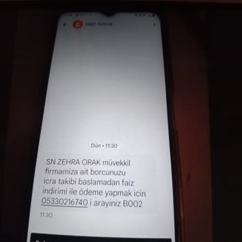 Global Satış Sözde Sipariş İptali Yapılmayan Ürün İçin İcra Takibi,