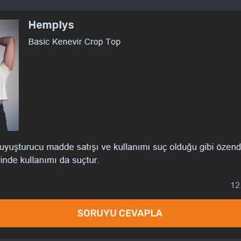 Trendyol "Kenevir" Kelimesini Kullanmamızı Engelliyor!