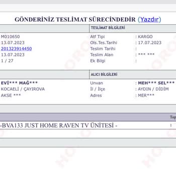 Horoz Lojistik Firmasının Kargomu Teslim Etmemesi