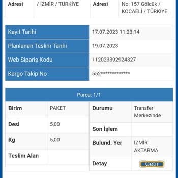 Sürat Kargo Aktarma Merkezinde Takılıp Kalan Kargo