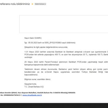 Ziraat Bankası Kampanya Puanı Şartlar Yerine Gelmesine Rağmen Yüklenmedi.
