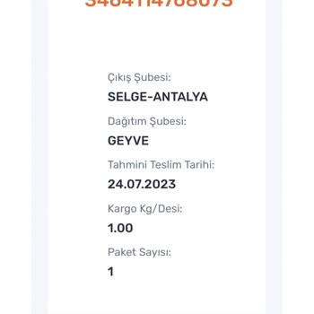 Yeter Artık Aras Kargo Şikayet