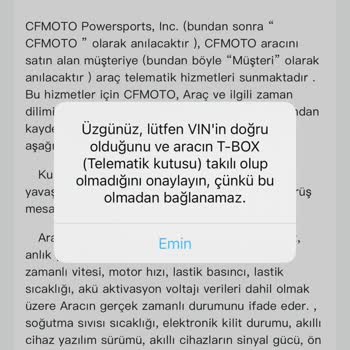 CFMOTO Cf 250 Sr T-box Sorunu