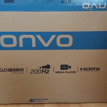 A101'den Aldığımız 32' Onvo Marka Televizyonun Ekranının Kırık Olması