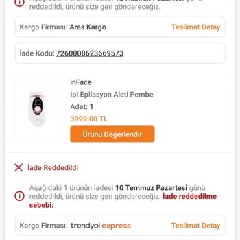 Trendyol Ve Satıcısının Yardımcı Olmaması