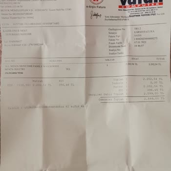 KVK Teknik Servis Ücret Talebi