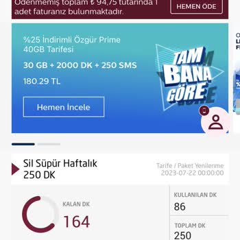 Türk Telekom Tam Bana Göre %50 İndirim