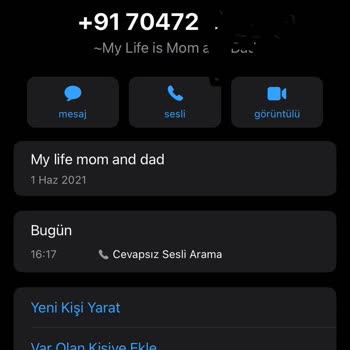 WhatsApp Tan Yabancı Numara Tarafından Aranıyorum İzinsiz Bir Şekilde