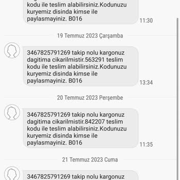 Aras Kargo Kargoyu Dağıtıma Çıkarmadan Geri İade Ettiler