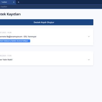 TurkNet İnternet Nakil Yapılamaması