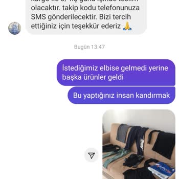 Cocukdunyasikids (Instagram) Cocukdunyasikids Yanlış Ürün Teslimatı
