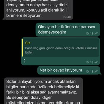 Zara Sipariş İade Sorunu