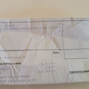 Halkbank Kendi Hesabına Komisyon