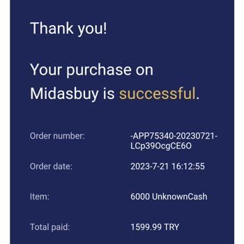 Midasbuy Geri Ödeme Talebi