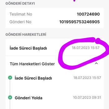 Trendyol Express Kayıp Kargo Teslimatı
