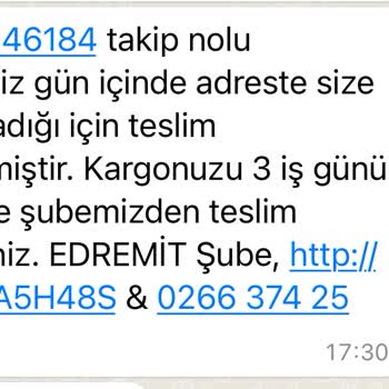 MNG Kargo Edremit Şubesi Eve Gelmeden Adreste Bulamadık Yapıp Geçiyor