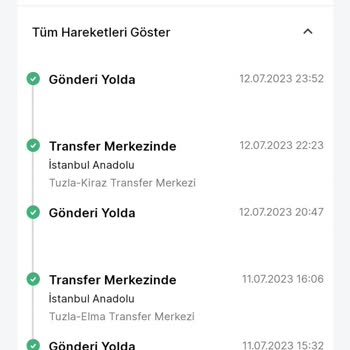 Trendyol Kargoda Bekleyen Hareket Görmeyen Ürün