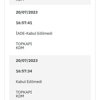 PTT Kargo PTT Topkapı Kdm