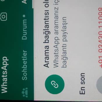 WhatsApp Tanımadığım Telefondan Aranmak