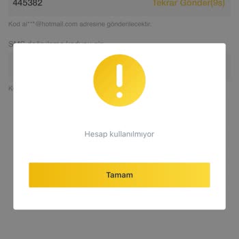 Binance TR De Usdtlerim Kaldı “hesap Kullanılamıyor” Uyarısı Alıyorum