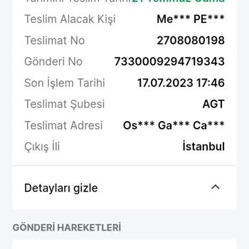 Trendyol Express'te Kaybolan Kargo