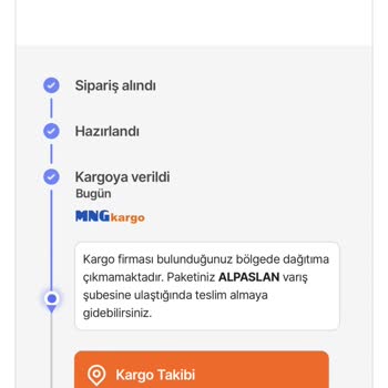 MNG Kargo Oturduğum Mahallede Dağıtıma Çıkmıyor