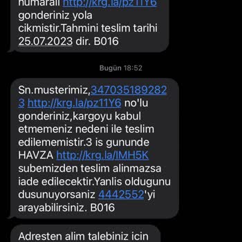 Aras Kargo Parasını Aldığınız Hizmeti Verin Ya Da İade Edin!