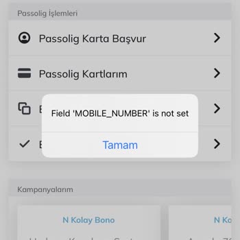 Passolig Telefon Numarası Hatası