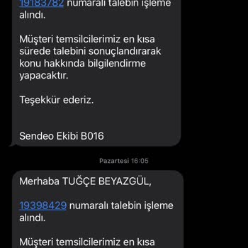 Sendeo Kargo Firmasının Sorumsuzluğu