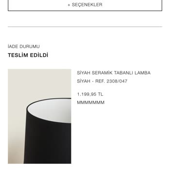 Zara İade Ettiğim Ürünü İade Etmiyor