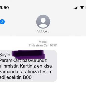 Param Kart 1,5 Ayda Teslim Edilemeyen Fiziki Kart Problemi